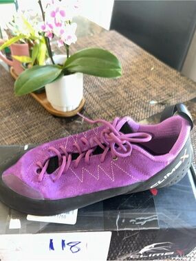 Women's Purple Suede Climbing Sneaker